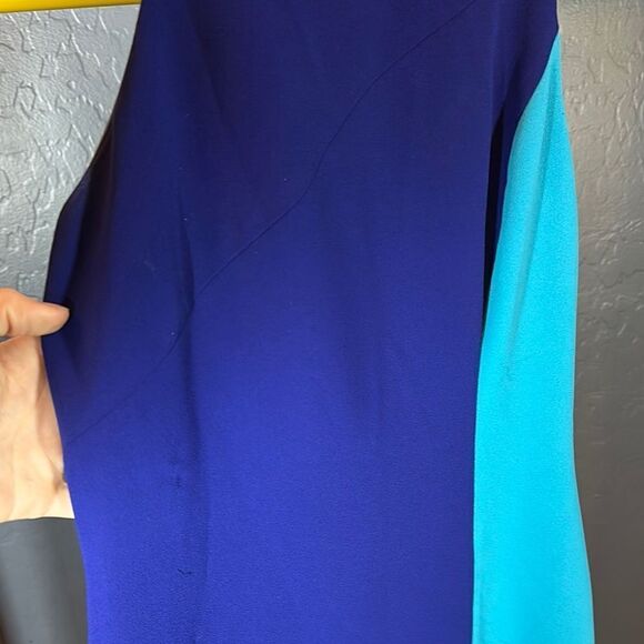 RACHEL Rachel Roy Royal Blue Sheath Dress with Halter Neckline for Cocktail - Picture 4 of 11